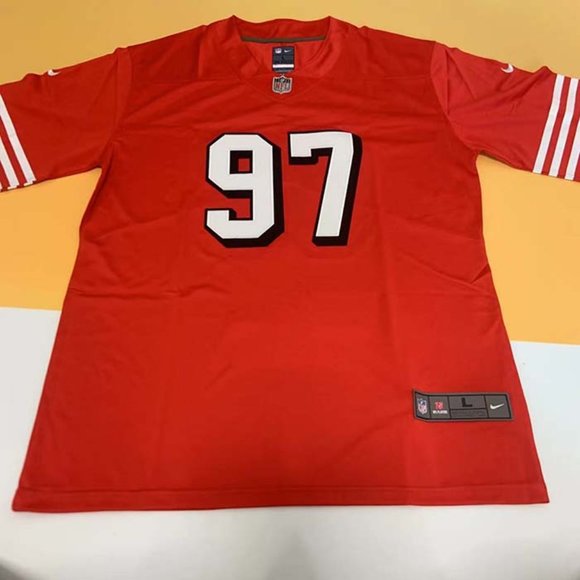 San Francisco 49ers Nick Bosa Nike Red #97 Jersey
